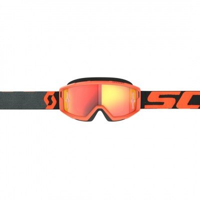 SCOTT Moto Goggle PRIMAL Orange/Black/Orange CHROME WORKS